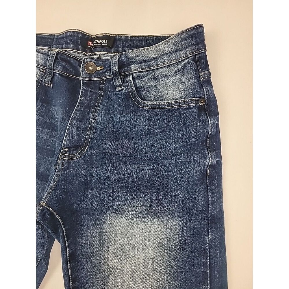 Vintage Southpole Bermuda Jean Shorts Men's 30x11‎ Y2K Jorts Acid Wash Preppy - Picture 4 of 12